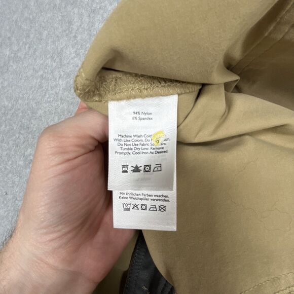 Eddie Bauer First Ascent Pants Mens 38 x 30 Khaki Tan Convertible Nylon Cargo - Picture 12 of 15